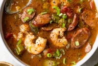 Bayou Shrimp and Sausage Gumbo
