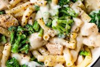 Creamy Chicken Broccoli Ziti