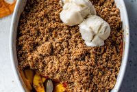 Blissful Gluten-Free Peach Crisp