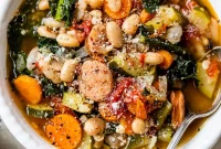 Hearty Chicken Sausage Vegetable Soup