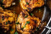 Fall-Off-The-Bone Slow Cooker Chicken Thighs