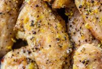 Crispy Baked Lemon Pepper Wings