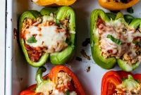 Lean Turkey Pepper Boats