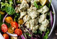 Fresh Herb Pesto Chicken Salad