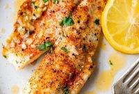 Buttery Lemon Baked Tilapia