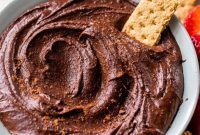 Decadent Chocolate Chickpea Dip