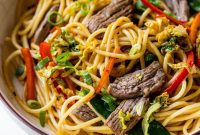 Classic Wok-Tossed Beef Lo Mein
