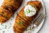 Crispy Air Fryer Hasselback Potatoes