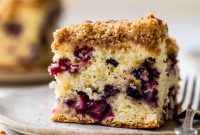 Sweet Blueberry Crumb Cake
