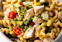 Seasonal Chicken Veggie Pasta