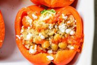 Sun-Kissed Mediterranean Quinoa Bell Peppers