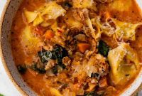 Creamy Sausage Tortellini Soup