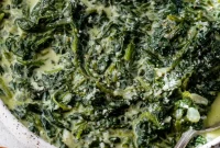 Velvety Creamed Spinach