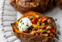Sweet Potato Boats: Vegan Edition