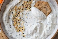Guilt-Free Everything Bagel Dip