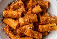 Creamy Vodka Rigatoni