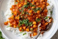 Velvety Buttered Chickpeas