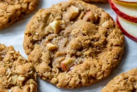 Spiced Apple Oat Cookies