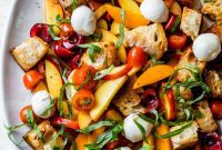 Sun-Drenched Stone Fruit Panzanella