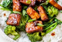 Crispy Teriyaki Tofu Stir Fry