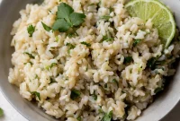 Cilantro Lime Brown Rice Pilaf