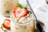 Power Peanut Butter Protein Overnight Oats