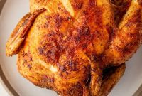 Golden Crispy Air Fryer Whole Chicken