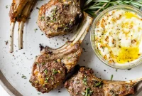 Golden Air Fryer Lamb Chops