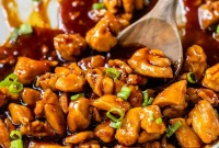 Golden Honey Garlic Glazed Chicken