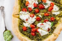 Vibrant Kale Pesto Pizza