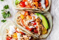 Baharatlı Somon Fajita