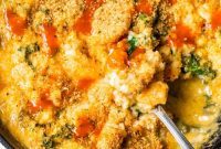 Golden Cheesy Cauliflower Skillet