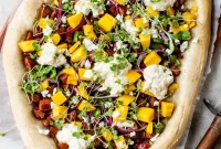 Sweet Heat Chorizo Mango Pizza