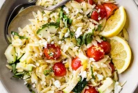 Bright Lemon Orzo Medley