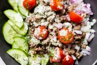 Vibrant Mediterranean Lamb Bowl