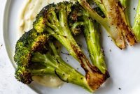 Pan Seared Garlic Broccoli Steak