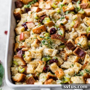 rectangle casserole dish with stuffing
