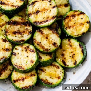 grilled zucchini in a bowl