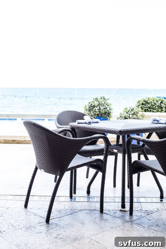 Casual oceanfront dining: Tacos and Tequila