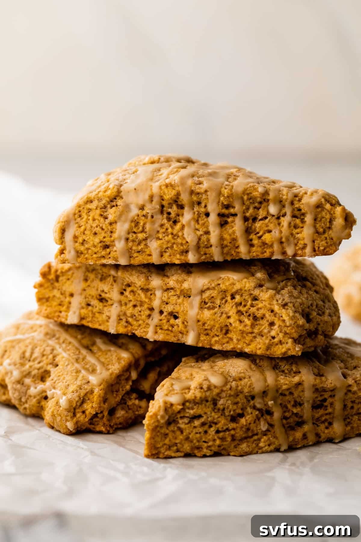 scones stacked up in a pile