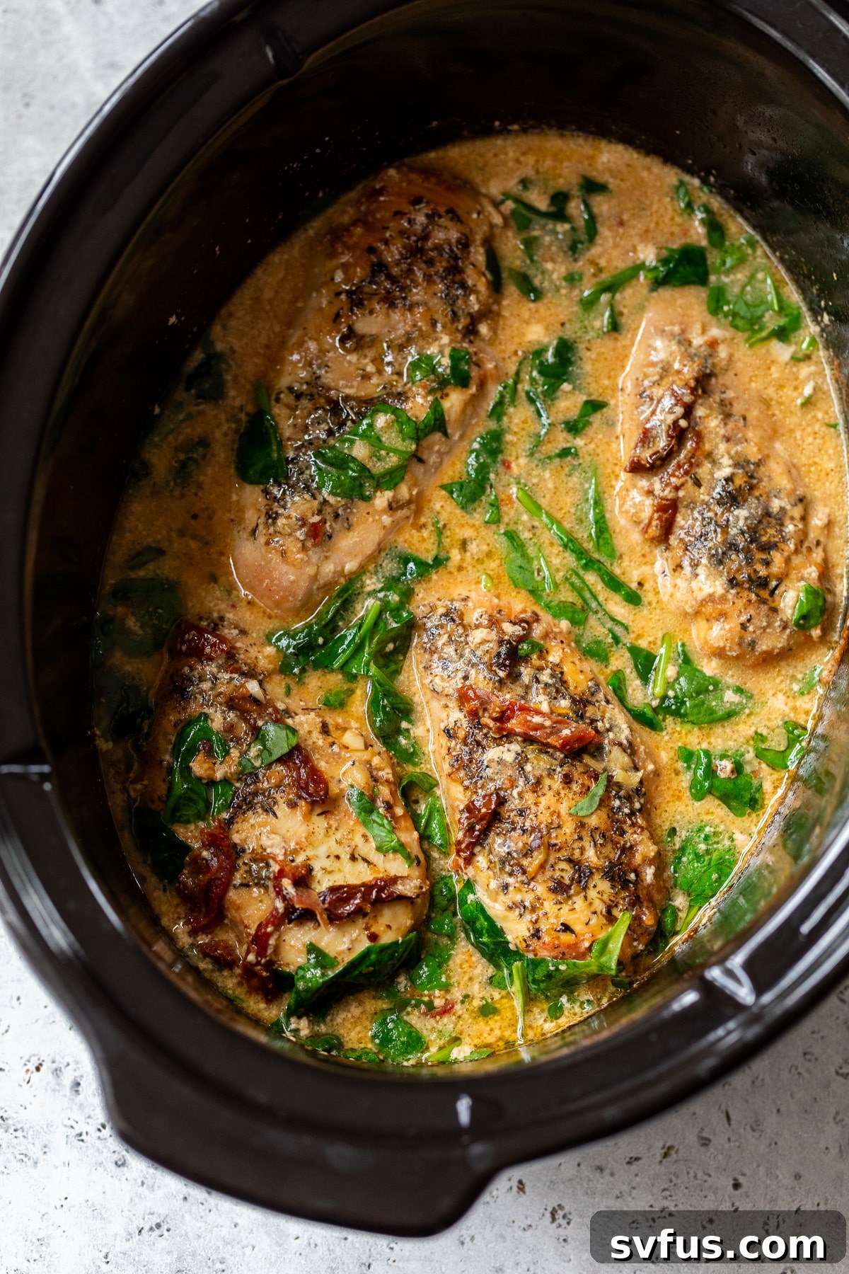 crockpot tuscan chicken
