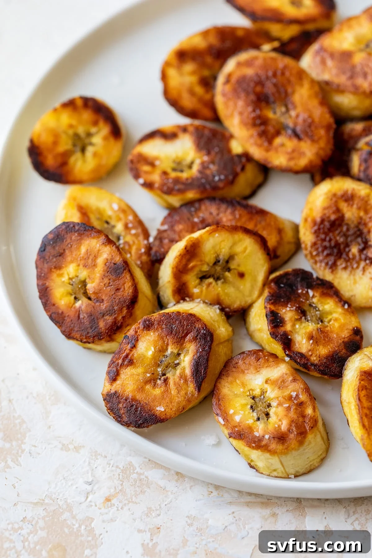 fried plantains on a plate