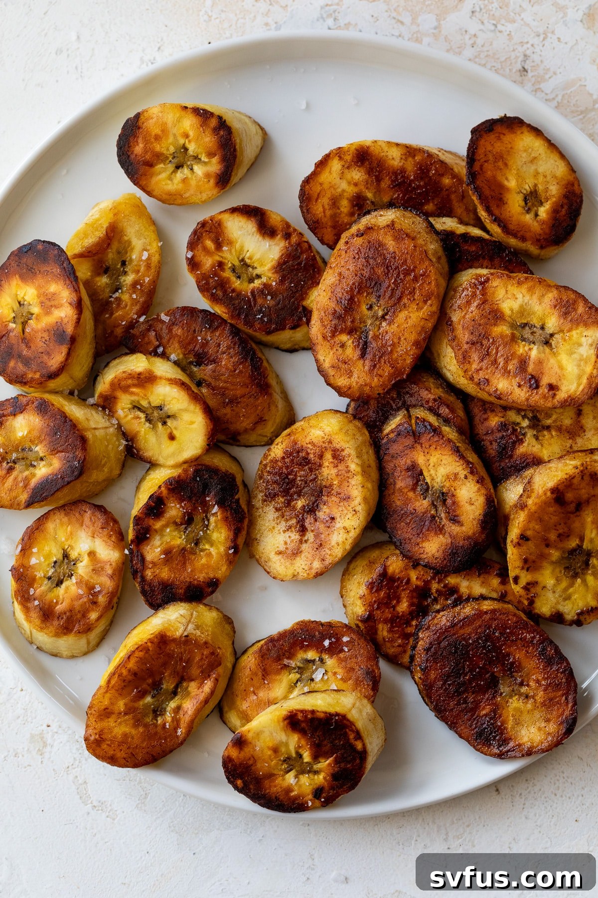 fried plantains on a plate