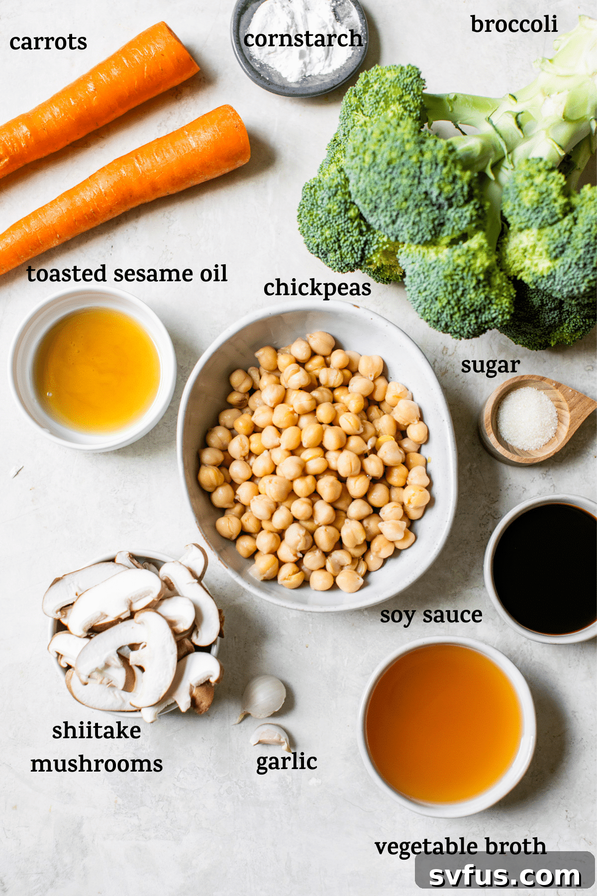 stir fry ingredients