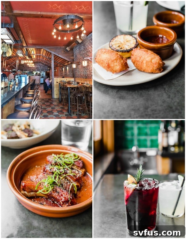 Morcilla restaurant serving Spanish tapas and sangria
