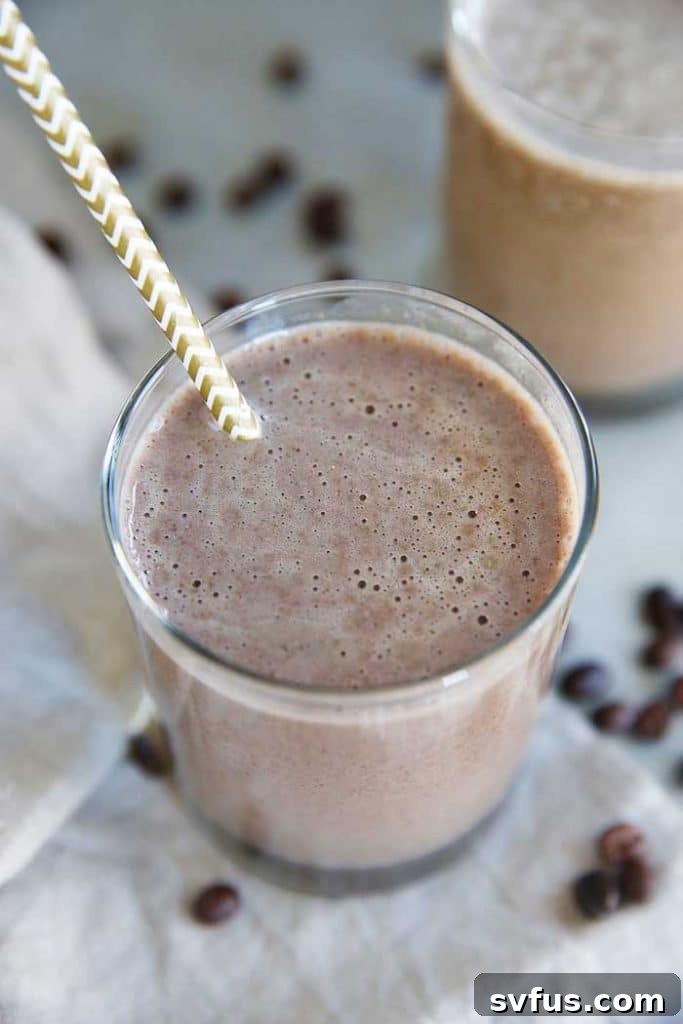 coffee banana smoothie