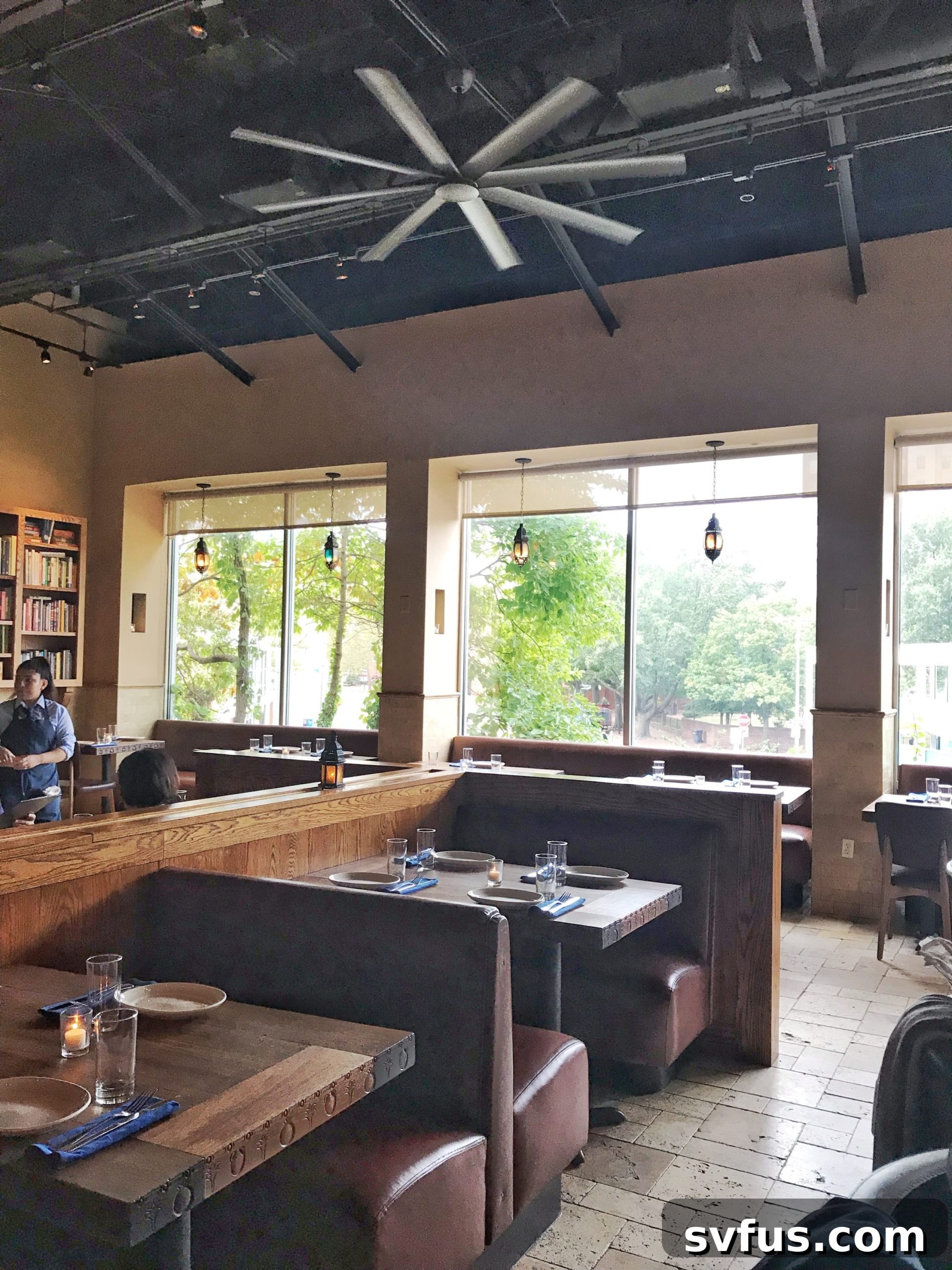 interior at Zahav restaurant