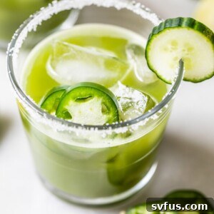 Cucumber Jalapeño Margarita