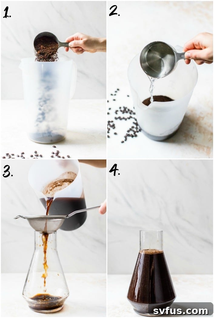 step-by-step how to make cold brew