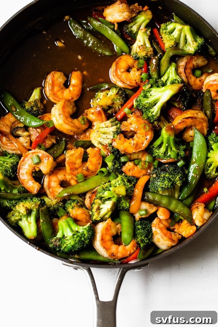 stir fry in a skillet
